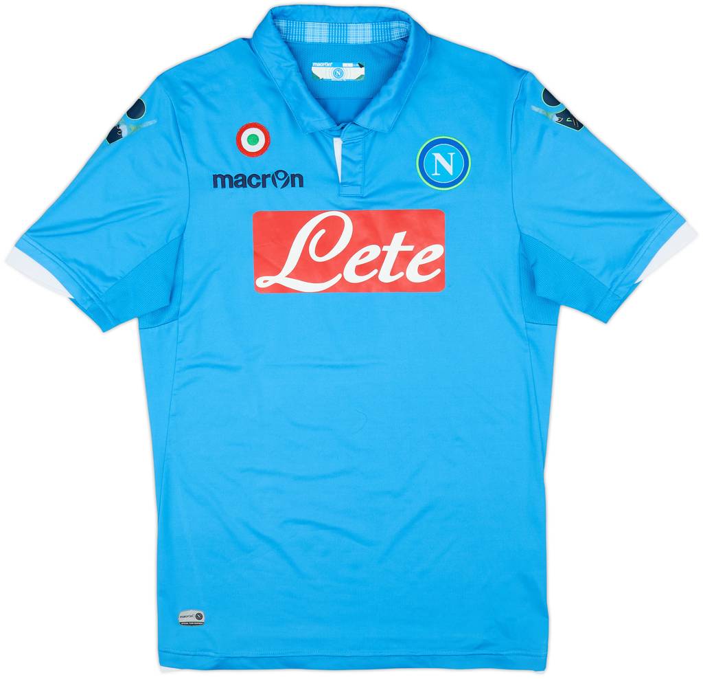 2014-15 Napoli Home Shirt - 5/10 - (L)