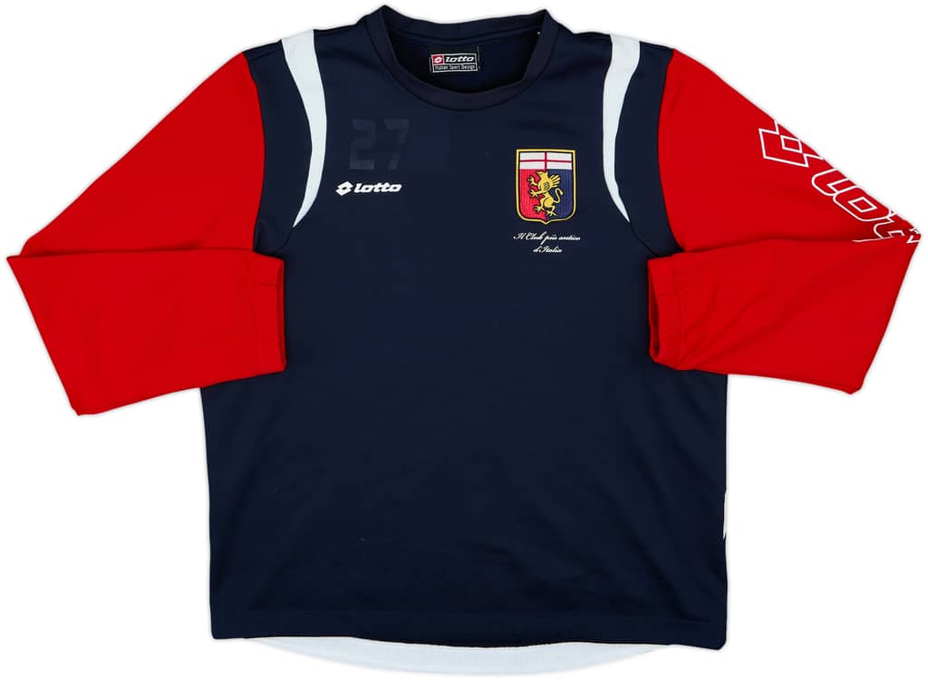 2014-15 Genoa Lotto Sweat Top #27 - 5/10 - (L)