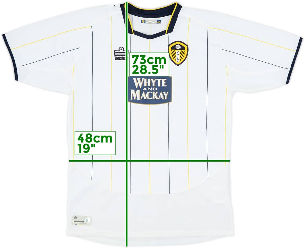 2005-06 Leeds United Home Shirt - 7/10 - (XL.Boys)