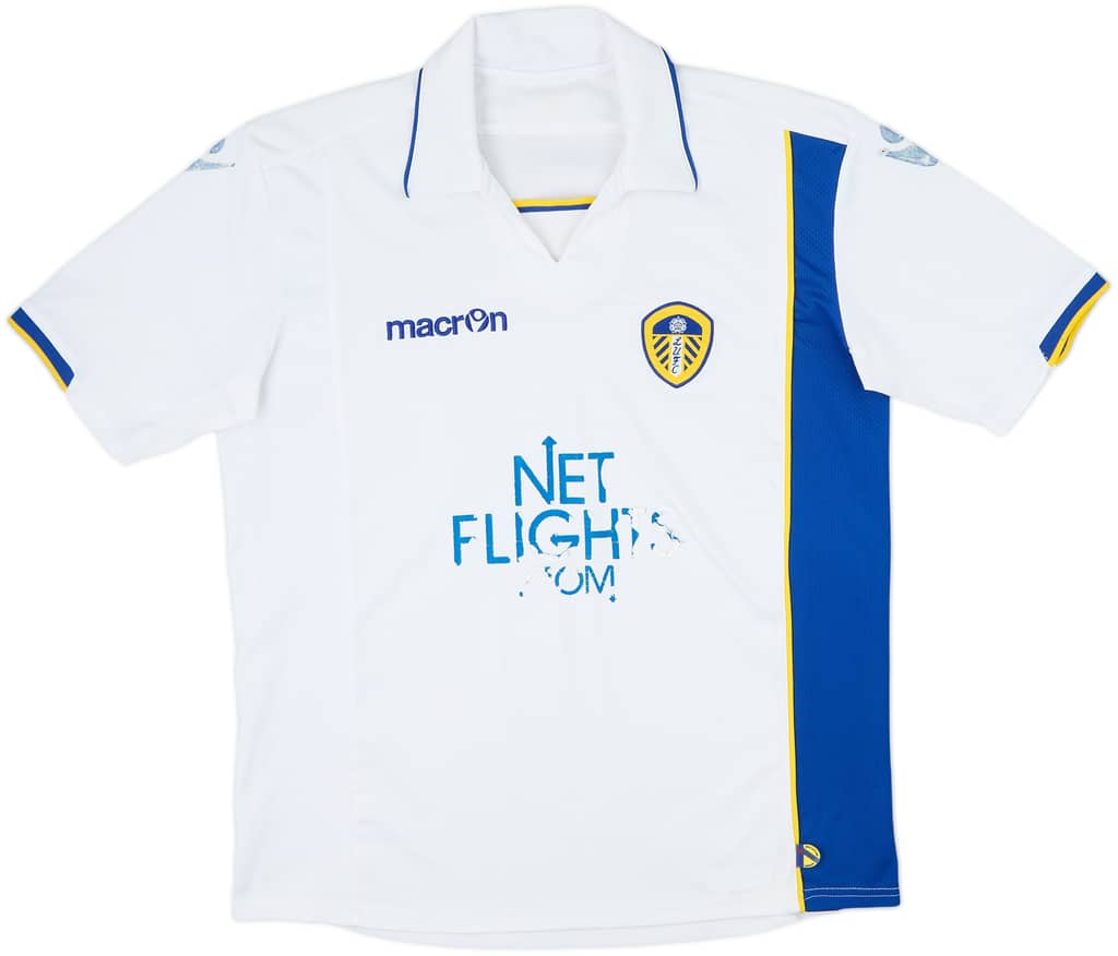 2009-10 Leeds United Home Shirt - 4/10 - (L)
