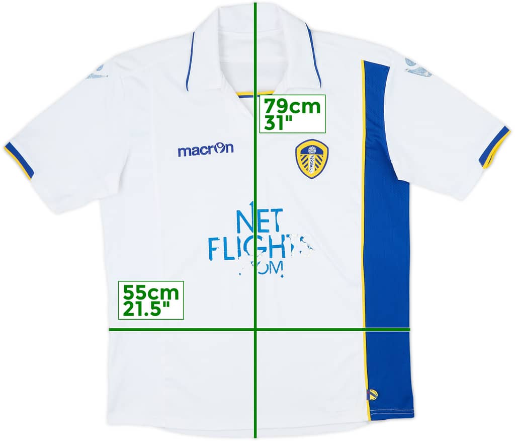 2009-10 Leeds United Home Shirt - 4/10 - (L)