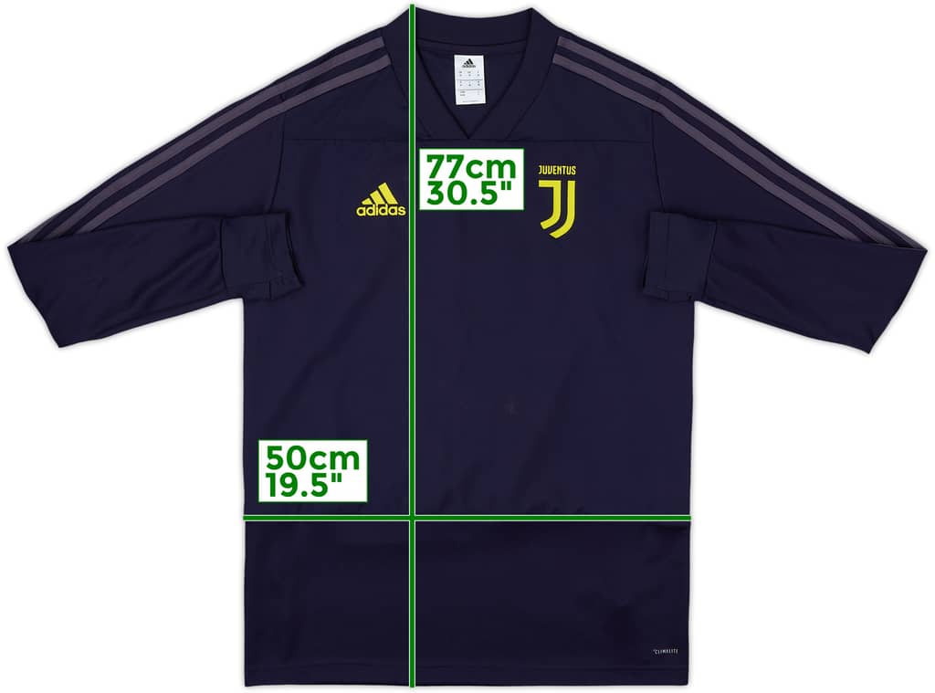 2018-19 Juventus adidas Sweat Top - 8/10 - (M)