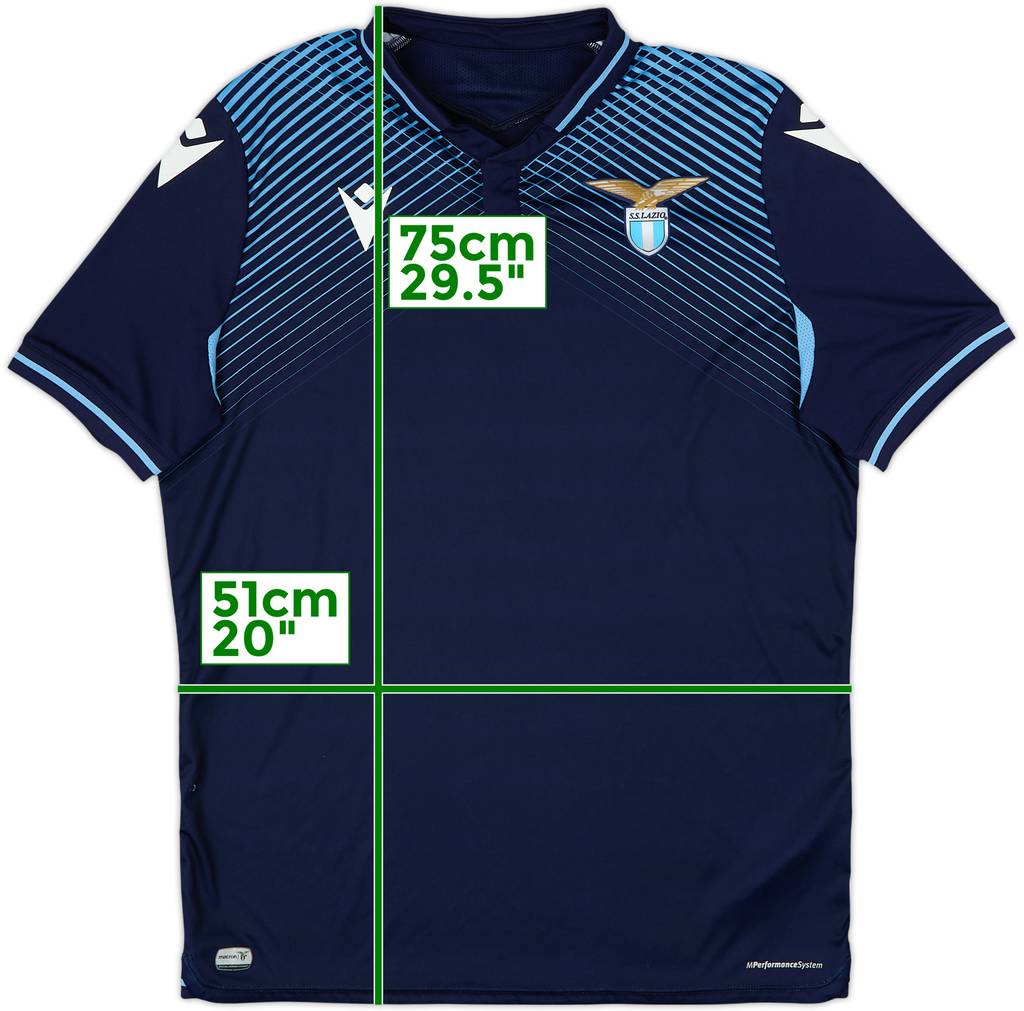 2020-21 Lazio Macron Third Shirt - 8/10 - (M)