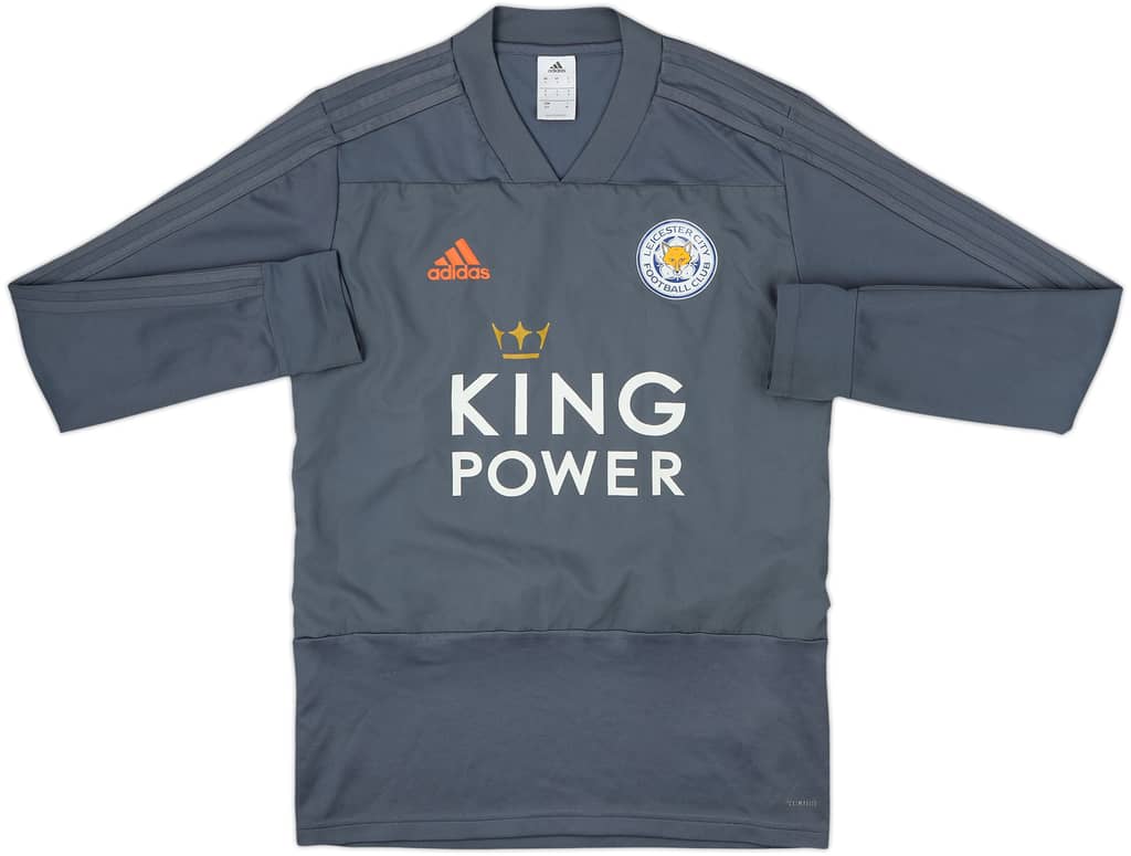 2018-19 Leicester City adidas Sweat Top - 8/10 - (S)