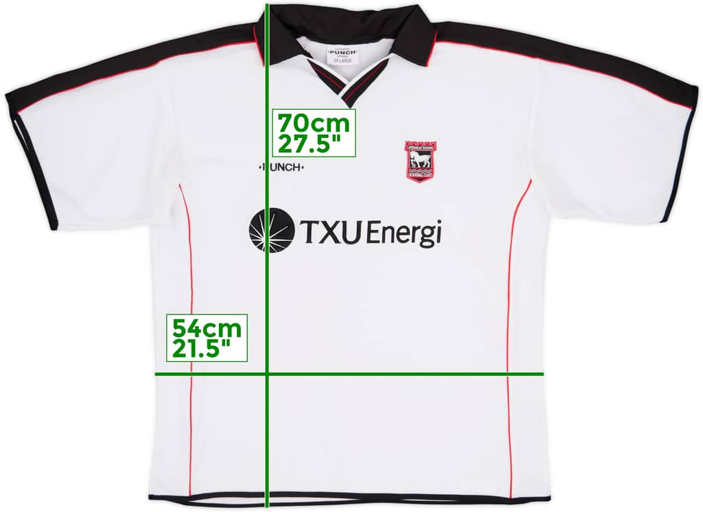 2001-02 Ipswich Away Shirt - 9/10 - (XXL)