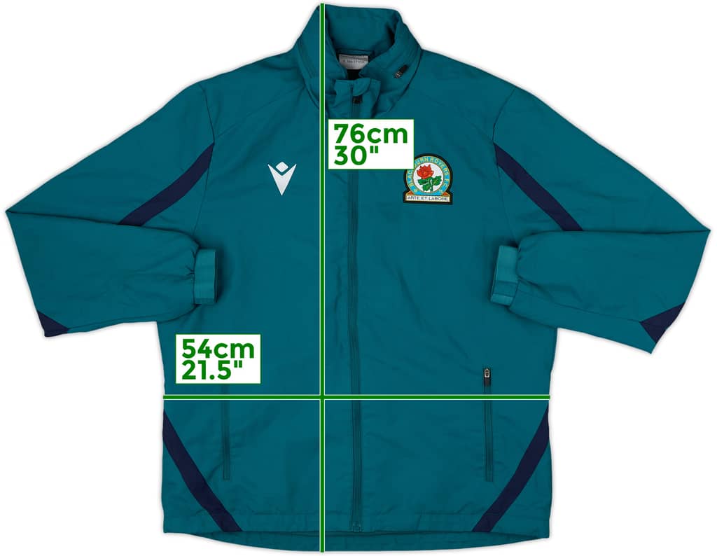 2022-23 Blackburn Macron Track Jacket - 7/10 - (S)