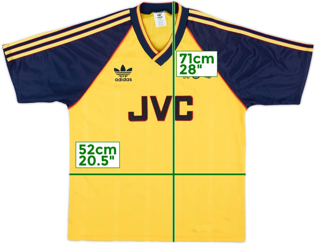 1988-91 Arsenal Away Shirt - 9/10 - (L)