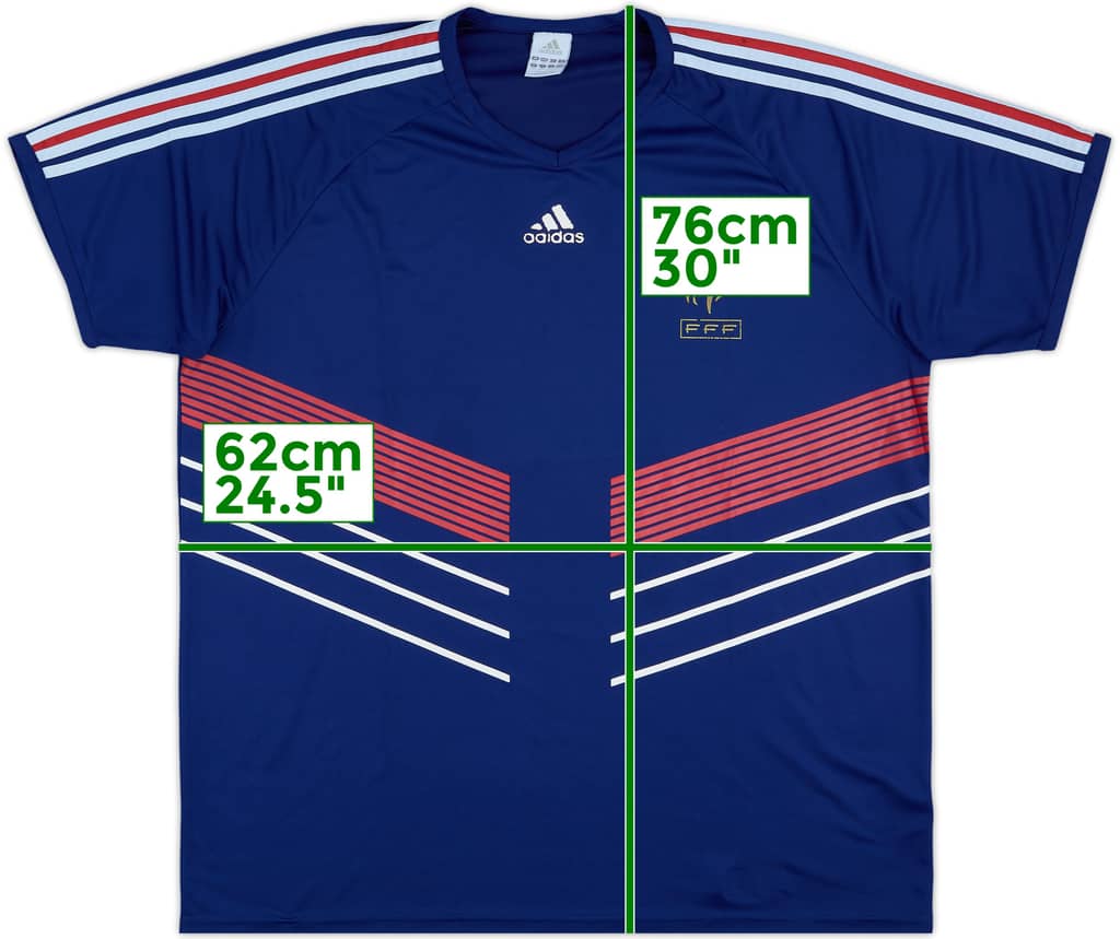 2009-10 France Basic Home Shirt - 5/10 - (XXL)