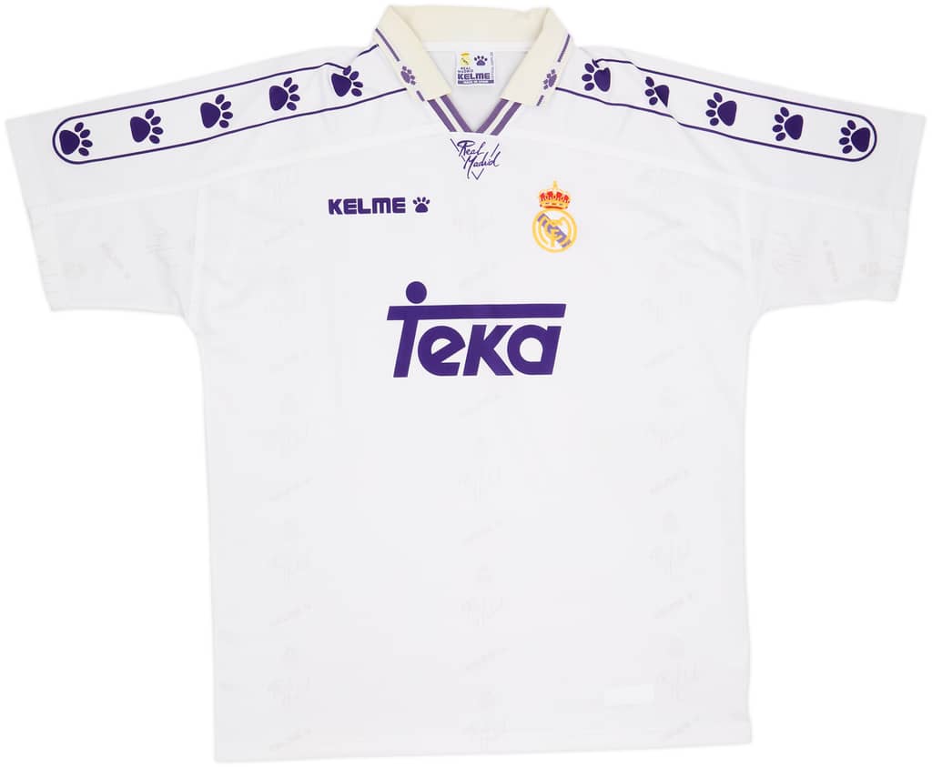 1994-96 Real Madrid Home Shirt - 8/10 - (L)