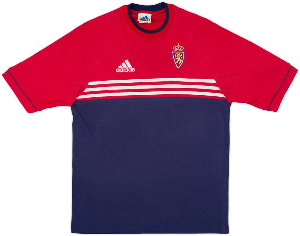 1998-00 Real Zaragoza adidas Cotton Tee - 8/10 - (M)