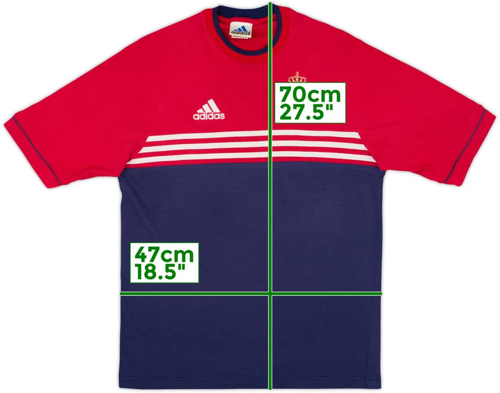 1998-00 Real Zaragoza adidas Cotton Tee - 8/10 - (M)