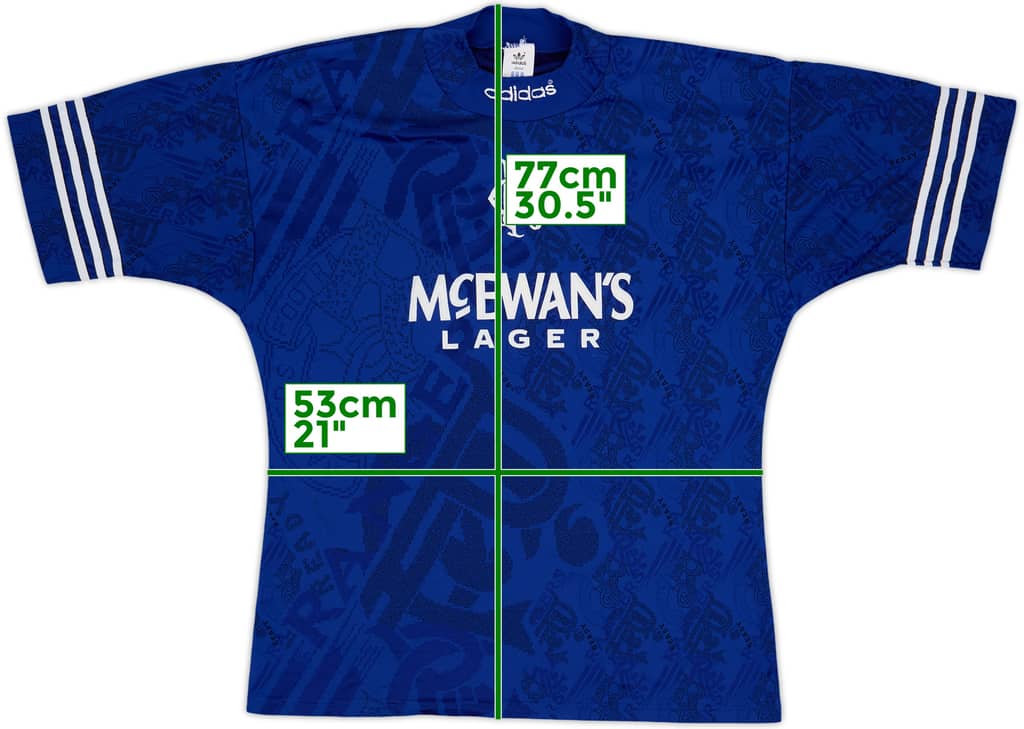 1994-96 Rangers Home Shirt - 3/10 - (L)