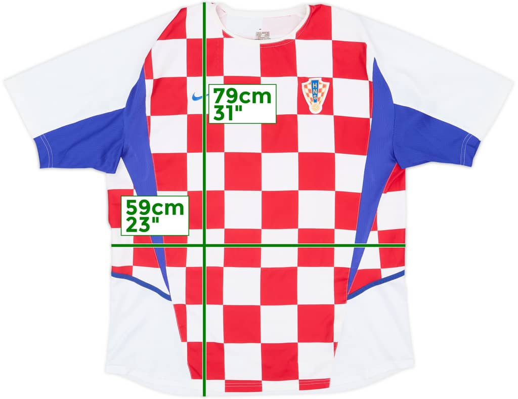 2002-04 Croatia Home Shirt - 8/10 - (XL)