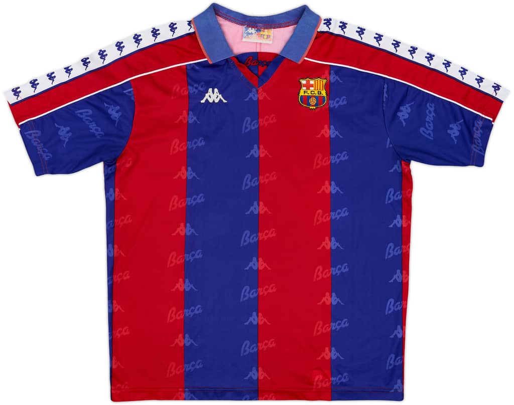 1992-95 Barcelona Home Shirt - 7/10 - (L)