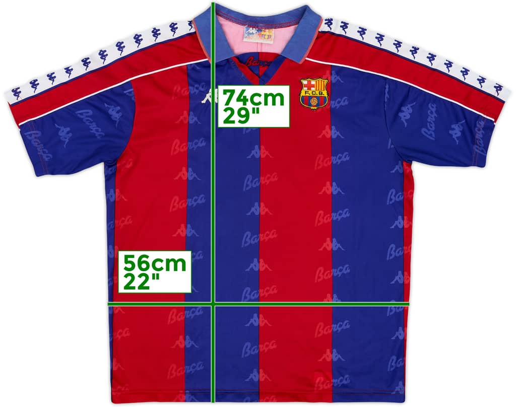 1992-95 Barcelona Home Shirt - 7/10 - (L)