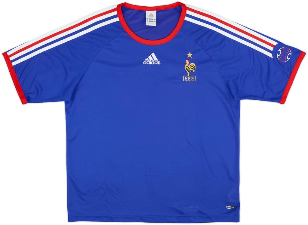 2006-07 France adidas Training Shirt - 9/10 - (L)