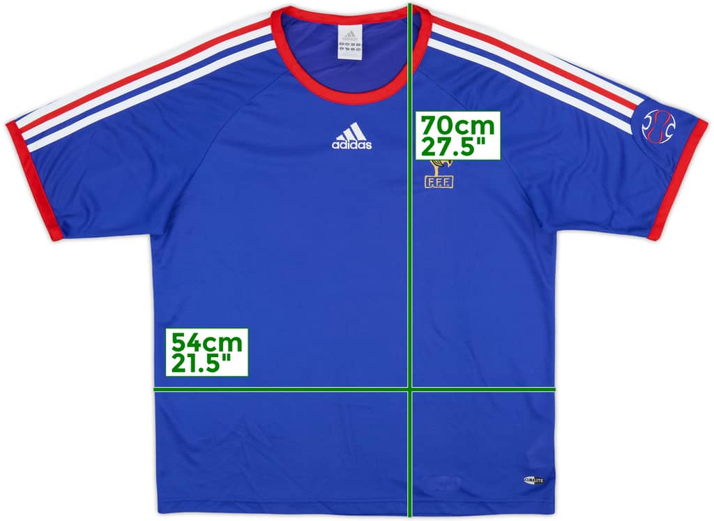 2006-07 France adidas Training Shirt - 9/10 - (L)