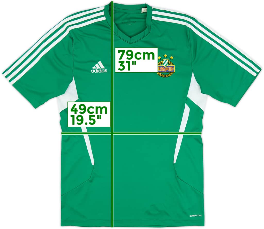 2011-12 Rapid Vienna adidas Training Shirt - 8/10 - (M)