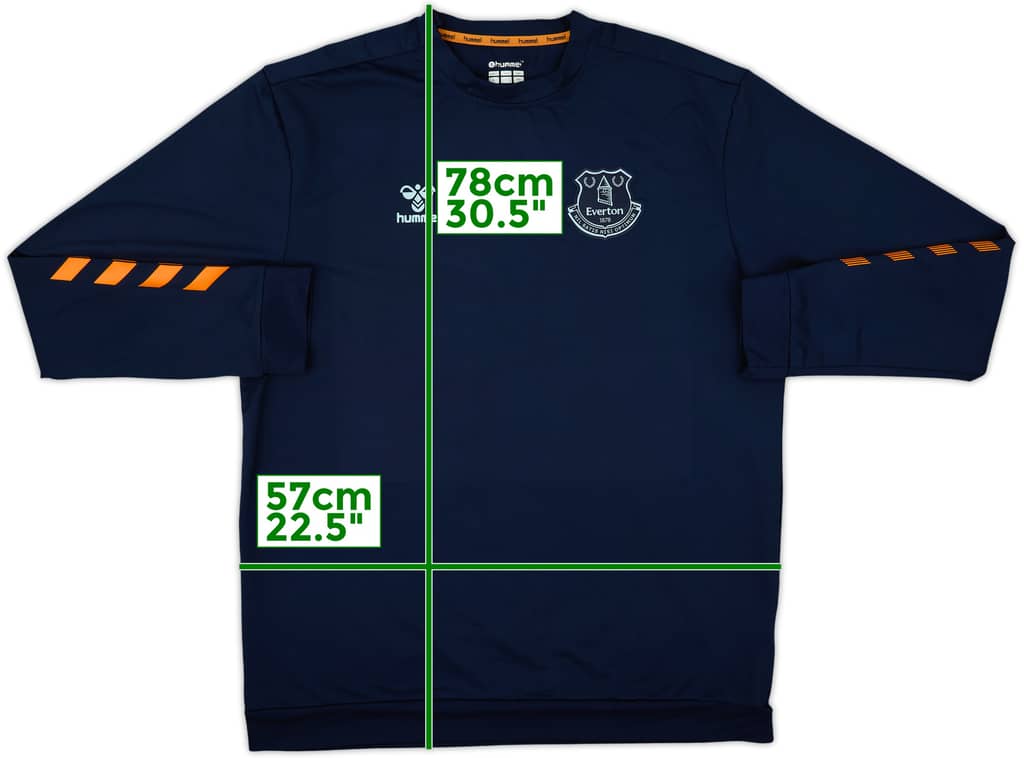 2020-21 Everton Staff Issue Hummel Sweat Top CD - 10/10 - (XL)