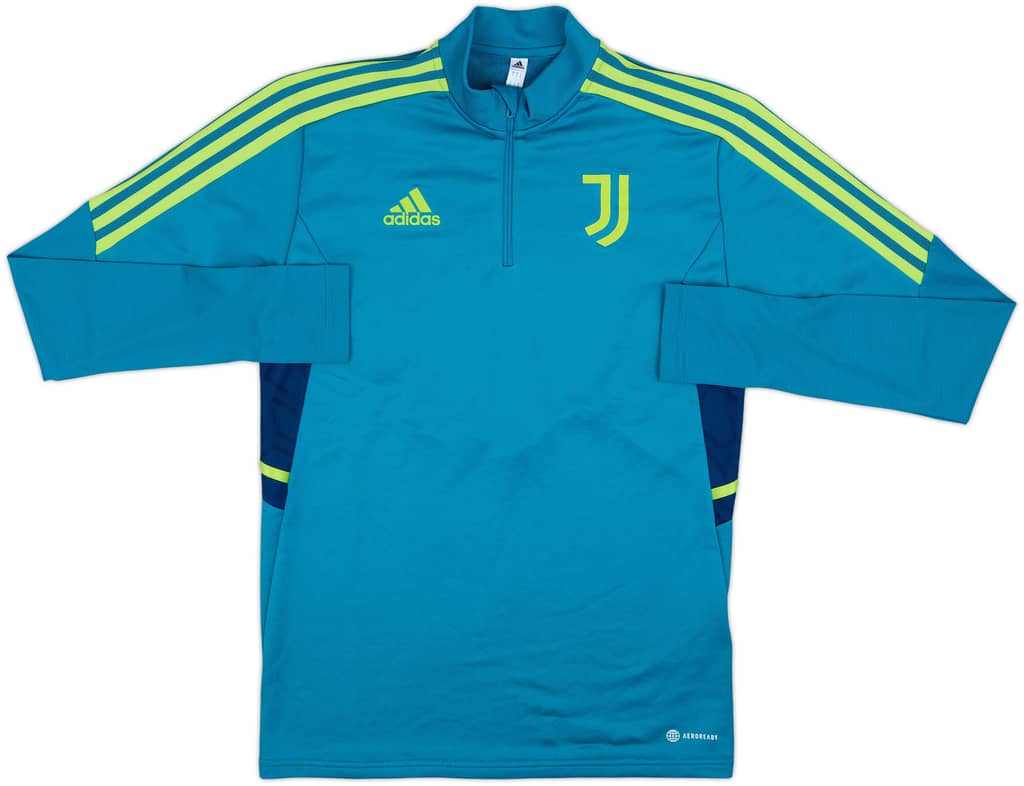 2022-23 Juventus adidas 1/4 Zip Drill Top - 7/10 - (S)