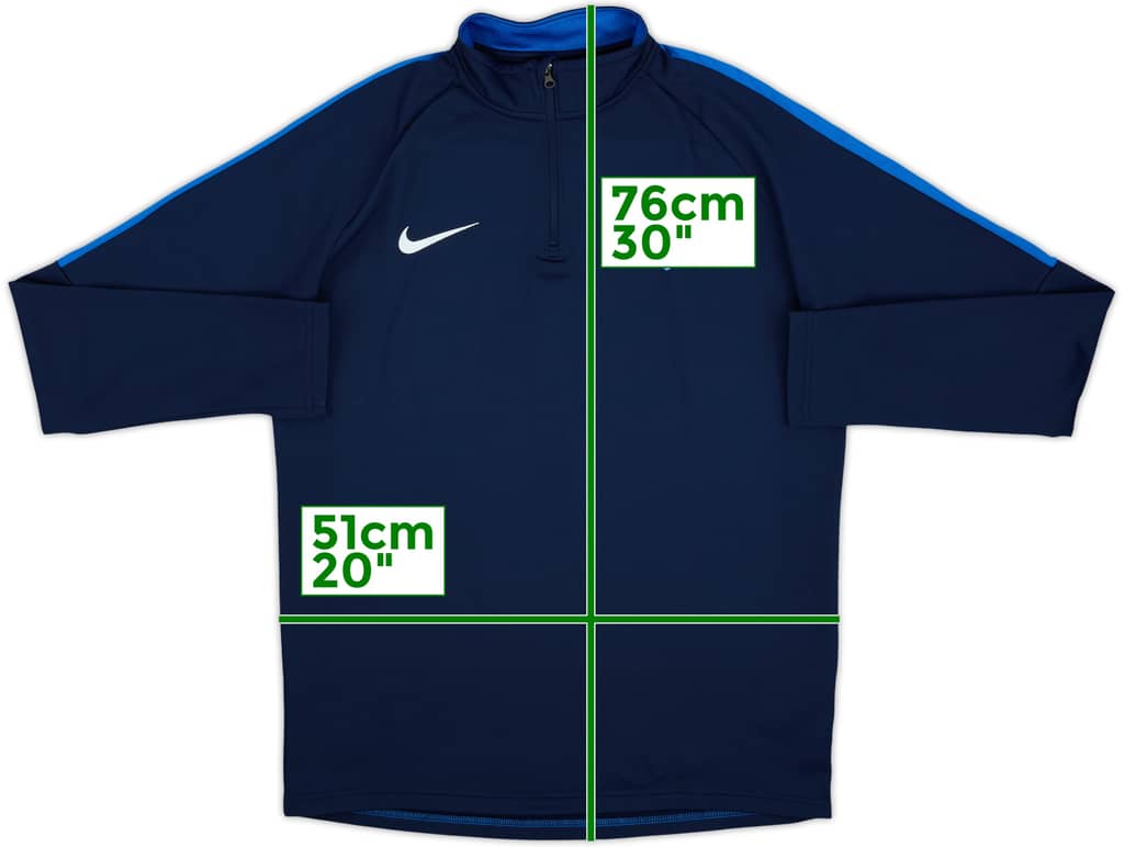 2018-19 VFL Bochum Nike Sudadera de entrenamiento con 1/4 de cremallera - 10/10 - (M)