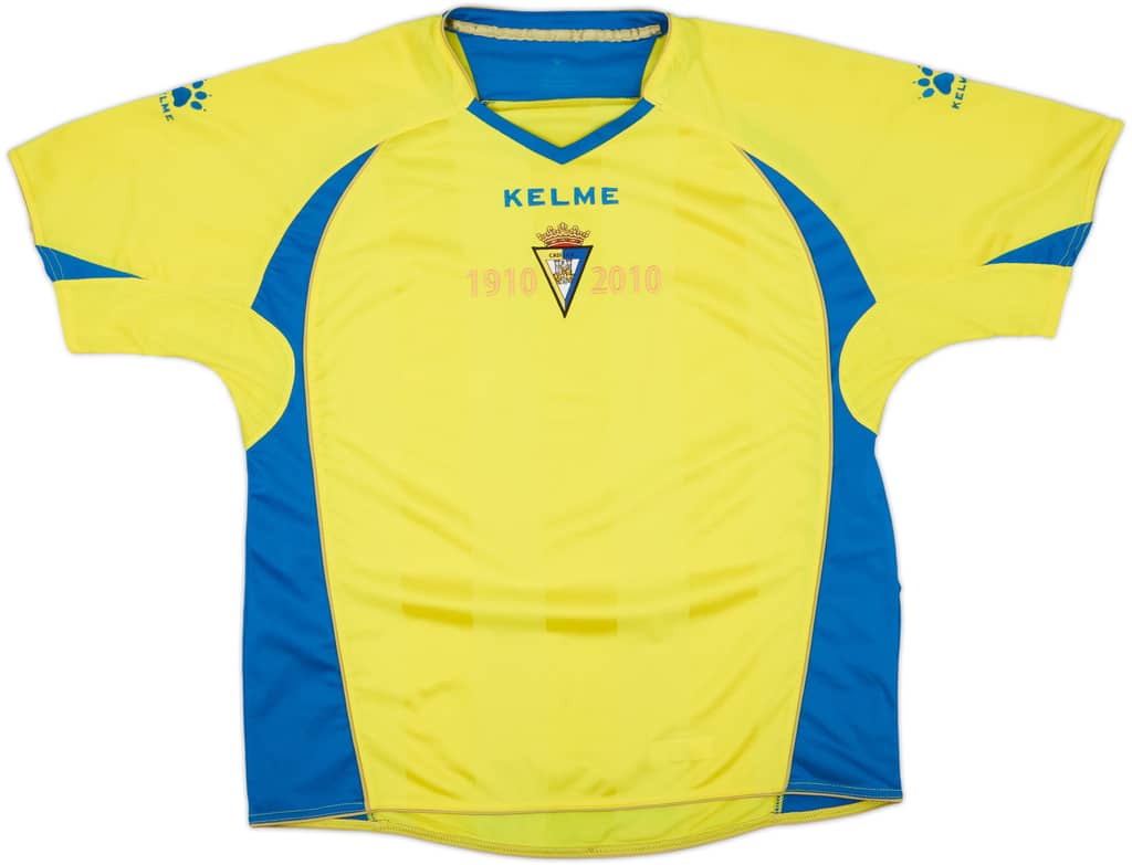 2010-11 Cadiz Home Shirt - 9/10 - (L)