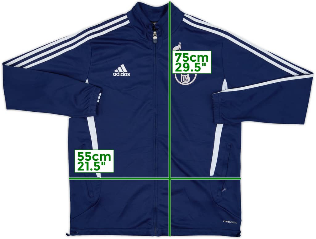 2011-12 Schalke adidas Track Jacket - 5/10 - (L)