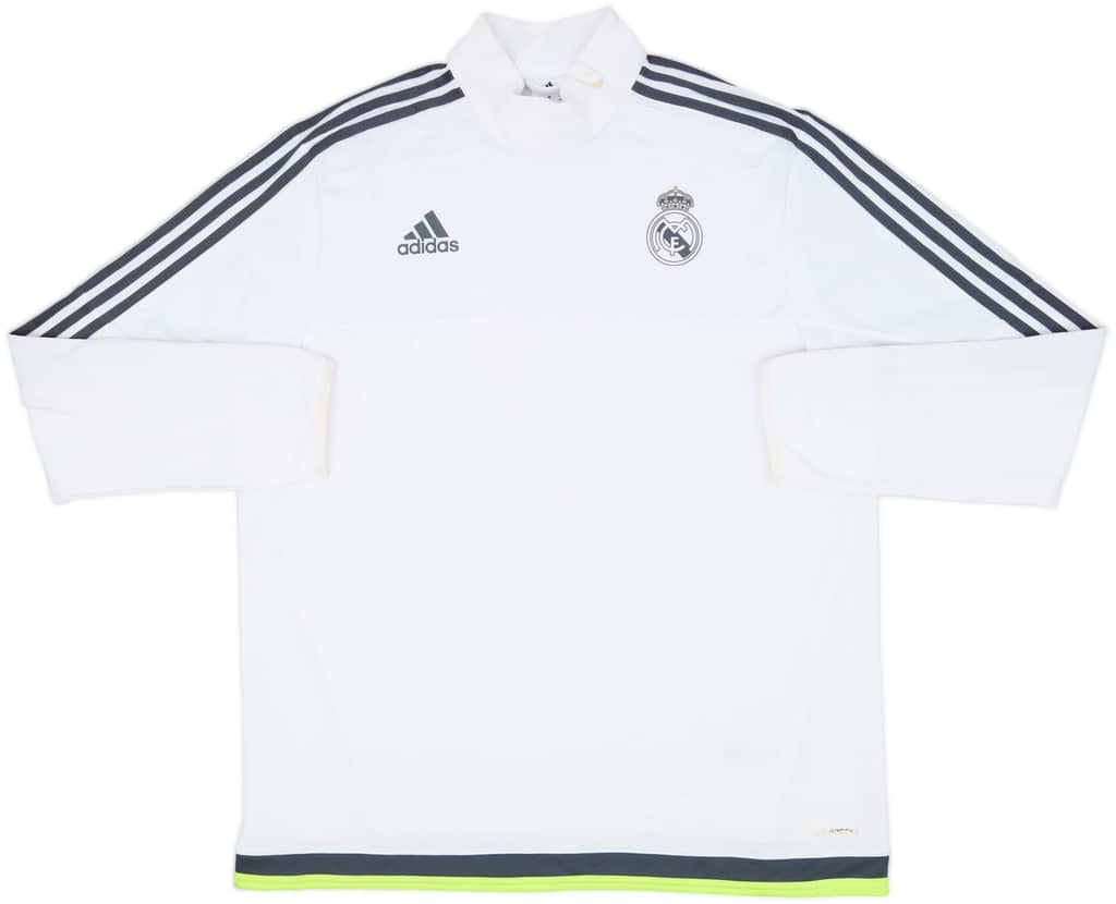 2015-16 Real Madrid adidas 1/4 Zip Drill Top - 7/10 - (XL)