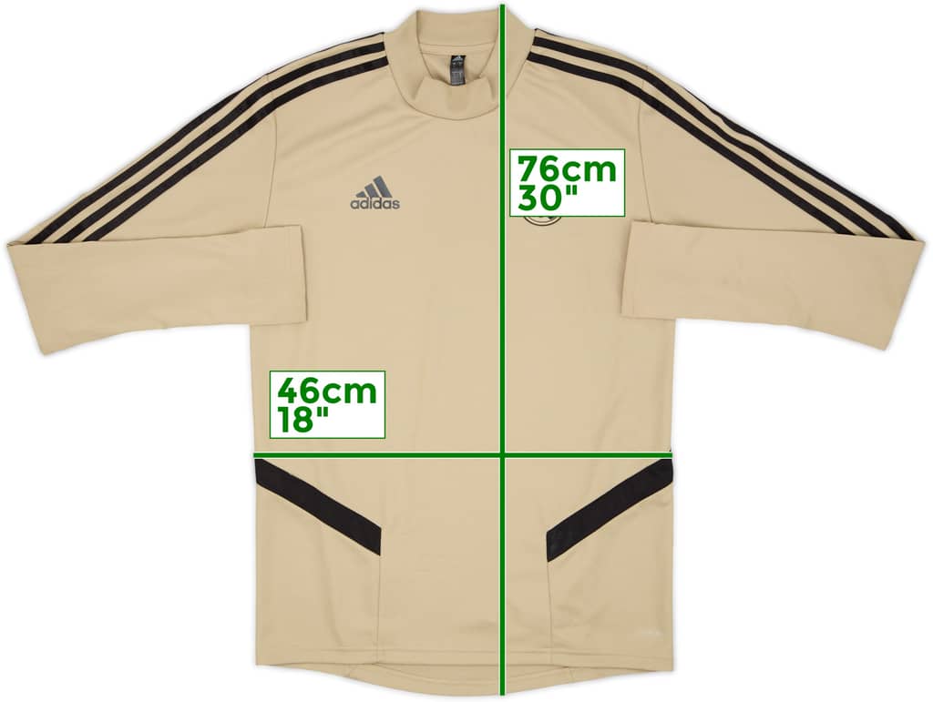 2019-20 Real Madrid adidas Drill Top - 8/10 - (S)