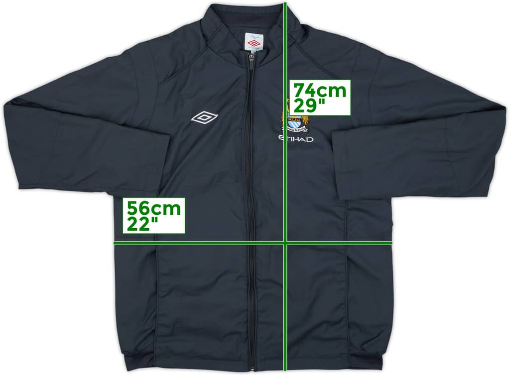 2010-11 Manchester City Umbro Track Jacket - 8/10 - (L)