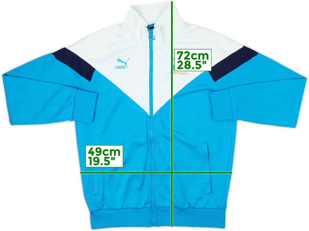 2019-20 Olympique Marseille Puma Track Jacket - 8/10 - (S)