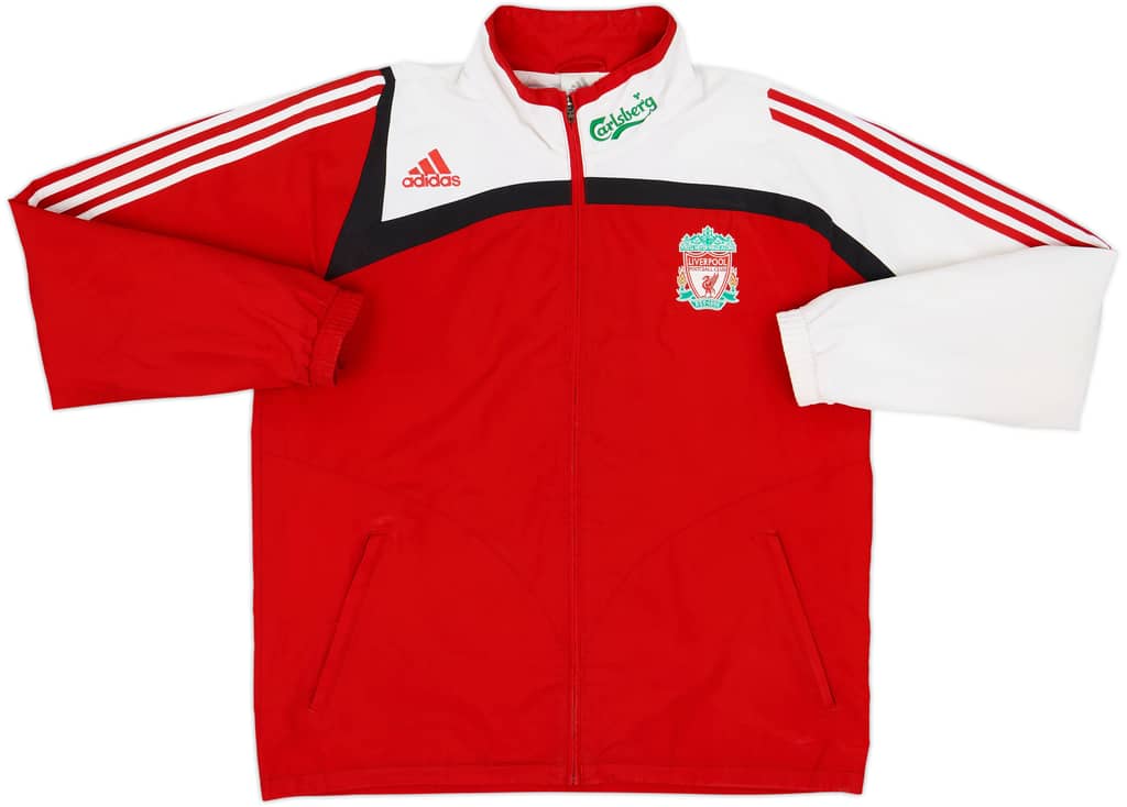 2007-08 Liverpool adidas Track Jacket - 5/10 - (L/XL)