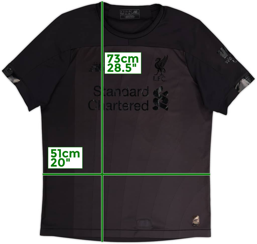 2019-20 Liverpool Blackout Shirt - 9/10 - (L)