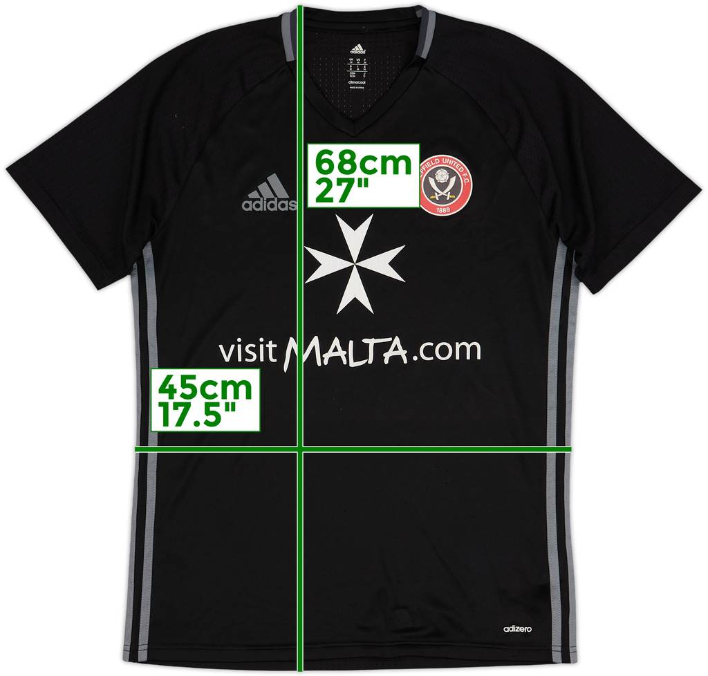 2015-16 Sheffield United Staff Issue adidas Training Shirt RH - 5/10 - (M)