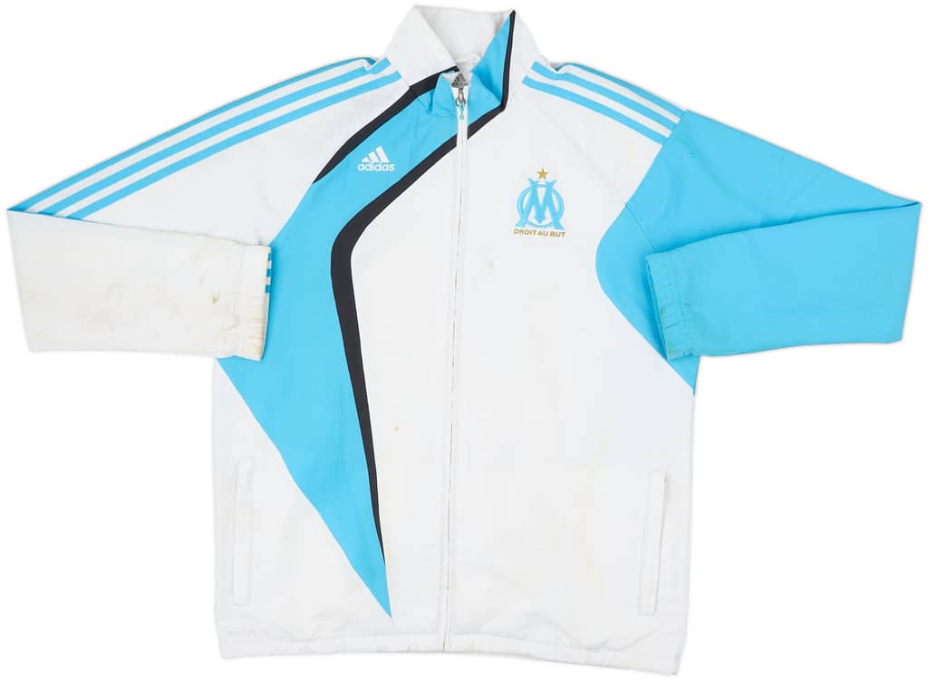 2009-10 Olympique Marseille adidas Track Jacket - 4/10 - (XL.Boys)
