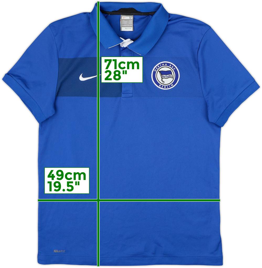 2009-10 Hertha Berlin Nike Polo Shirt - 10/10 - (M)