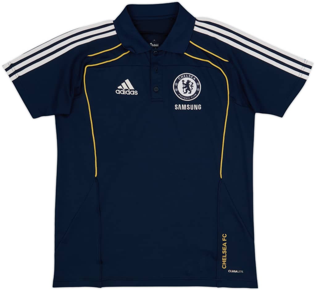 2010-11 Chelsea adidas Polo Shirt - 9/10 - (M)