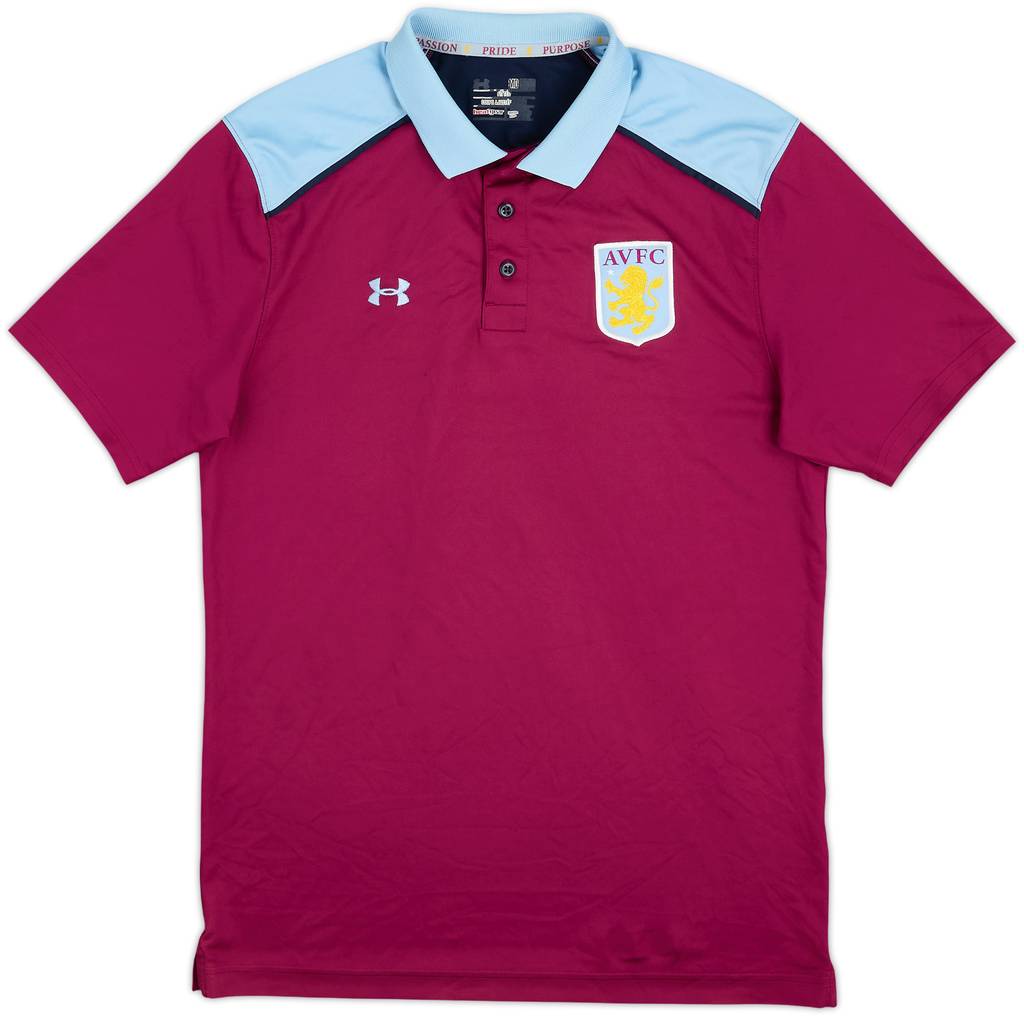 2016-17 Aston Villa Under Armour Polo Shirt - 9/10 - (M)