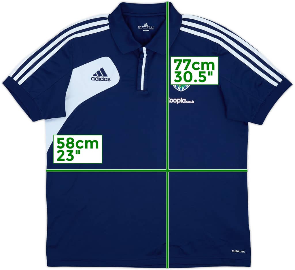 2011-12 West Brom adidas Polo Shirt - 8/10 - (XL)