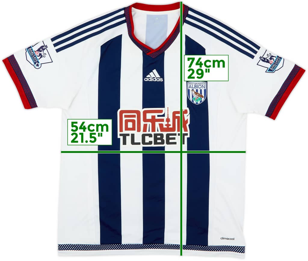 2015-16 West Brom Home Shirt - 8/10 - (L)