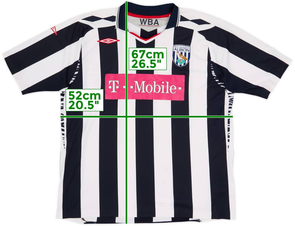 2007-08 West Brom Home Shirt - 6/10 - (XL)