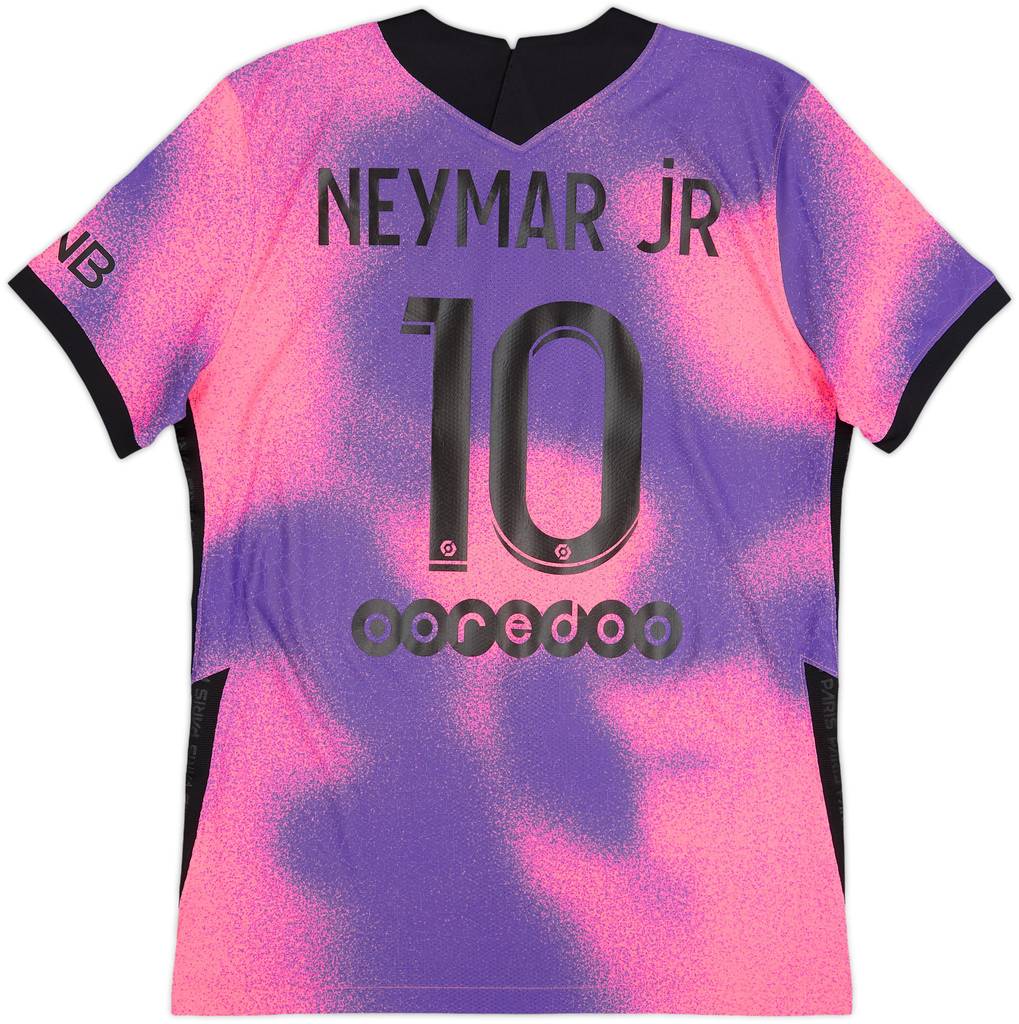 2020-21 Paris Saint-Germain Authentic Fourth Shirt Neymar Jr #10 - 8/10 - (M)