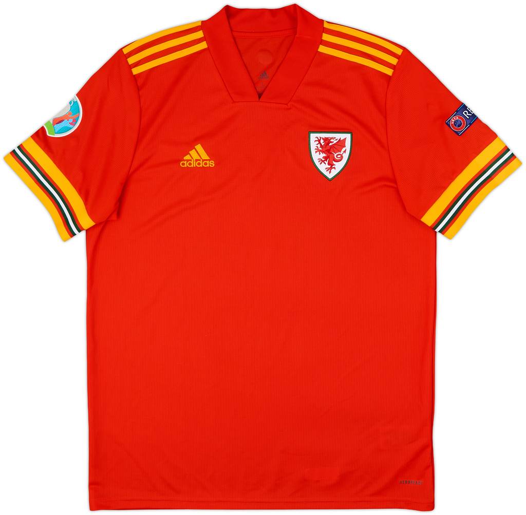 2020-21 Wales Home Shirt - 10/10 - (L)