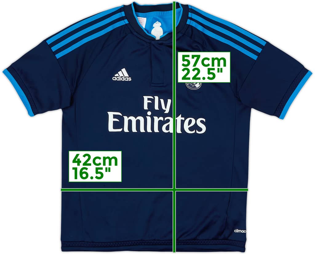 2015-16 Real Madrid Third Shirt - 9/10 - (M.Boys)