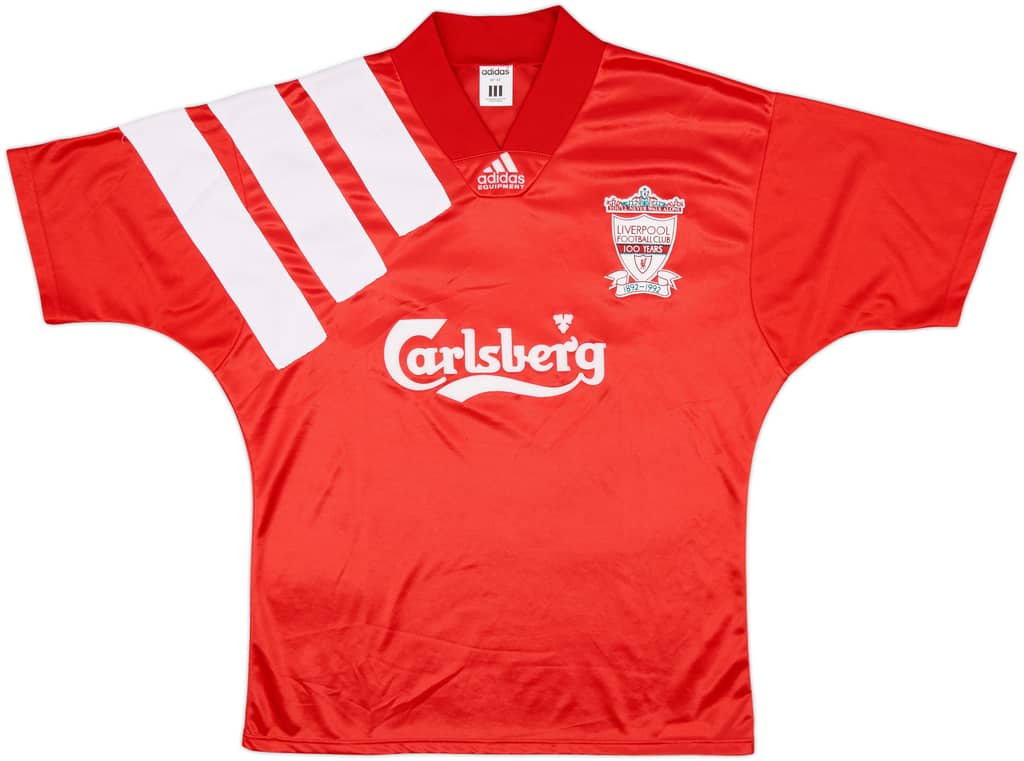 1992-93 Liverpool Centenary Home Shirt - 8/10 - (M/L)