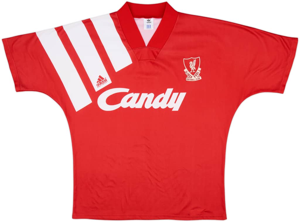 1991-92 Liverpool Home Shirt - 8/10 - (L)