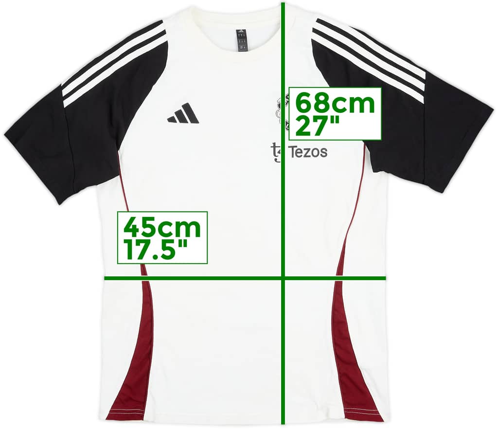 2024-25 Manchester United adidas Cotton Tee - 8/10 - (S)