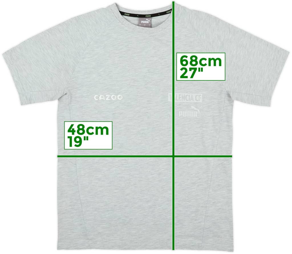 2022-23 Valencia Puma Cotton Tee - 8/10 - (S)