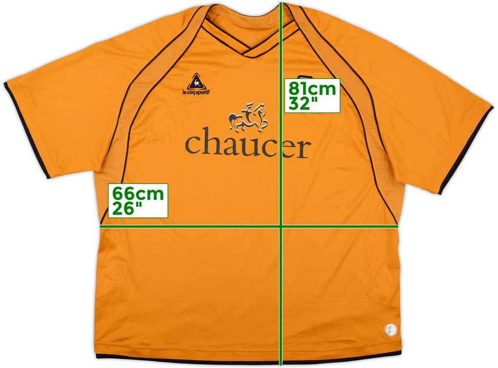 2006-08 Wolves Home Shirt - 8/10 - (3XL)