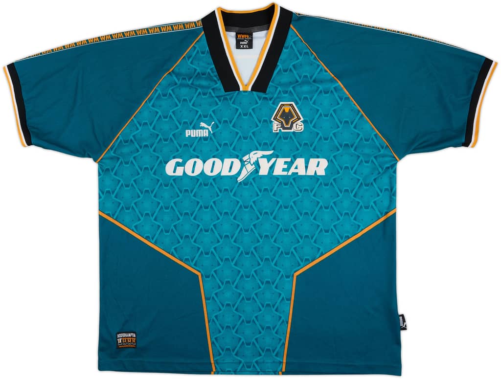 1996-97 Wolves Away Shirt - 8/10 - (XXL)